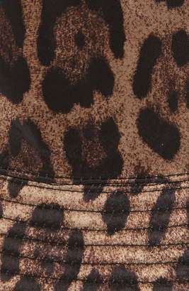 Steve Madden Leopard Spot Reversible Bucket Hat