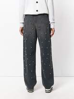 Thumbnail for your product : Etoile Isabel Marant round studs boyfriend jeans