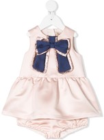 Thumbnail for your product : Hucklebones London Gilded Bow Dress And Bloomers