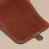 Thumbnail for your product : Burberry The Small Satchel in English Suede and House Check