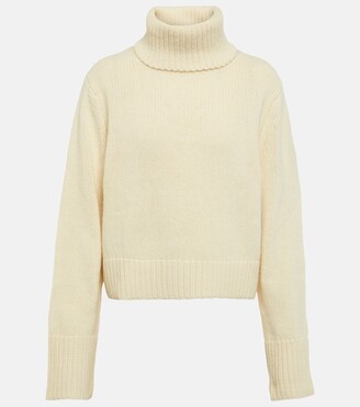 Ralph Lauren Women's White Cashmere Sweaters | ShopStyle