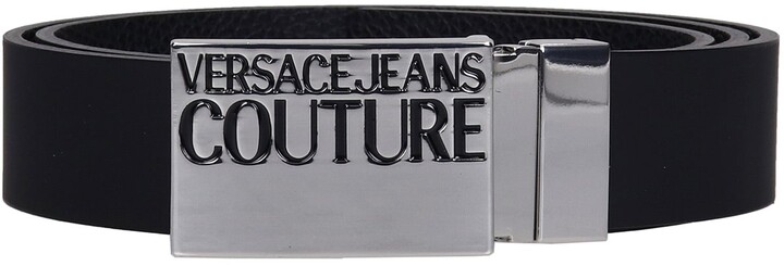 Versace Black Leather Belts - ShopStyle