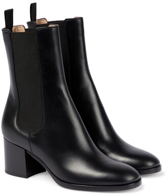 Gianvito Rossi Danube 60 leather ankle boots