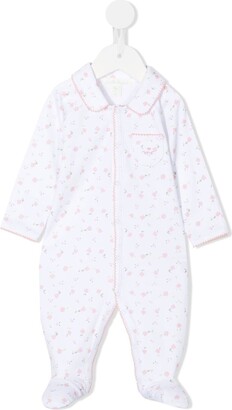 Marie Chantal Floral-Print Cotton Pajamas