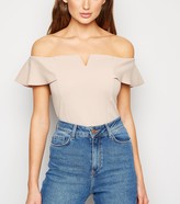 Thumbnail for your product : New Look Notch Bardot Neck Bodysuit