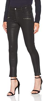 James Jeans Women's Twiggy Ankle Front Zip Skinny Jeans,(Size:25)