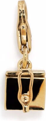 Tom Wood Box Charm 9kt yellow gold pendant