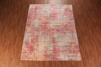 Bungalow Rose Contemporary Wool Abstract Indian Area Rug