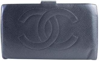 Chanel Vintage Black Leather Wallets