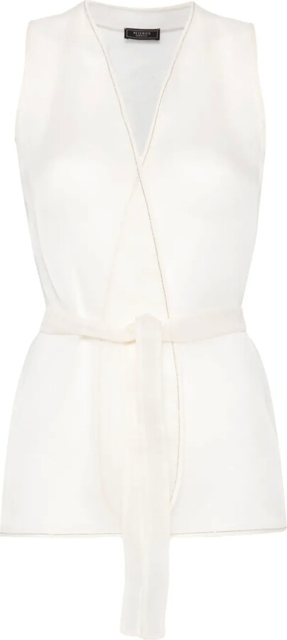 Peserico Punto Luce-detail organza top