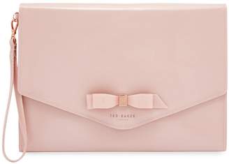 Ted Baker Cersei Bow Envelope Pouch Bag - Pink