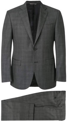 Canali classic checked suit