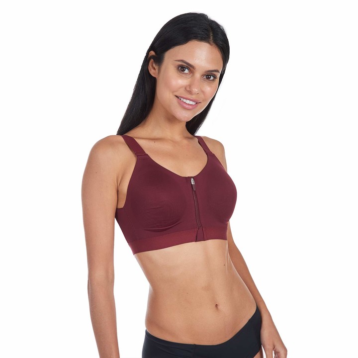 Layer 8 Women's Performance Max Support Zip Front Sports Bra