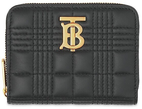 Leather Zip Around Wallet Burberry | Shop the world's largest 