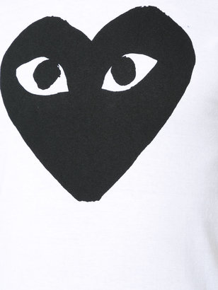 Comme des Garcons Play heart print T-shirt