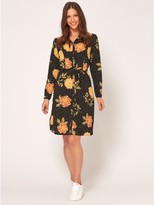 Thumbnail for your product : M&Co Floral print shirt dress