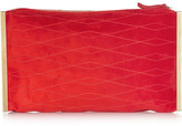 Thumbnail for your product : Lanvin Private embroidered suede clutch