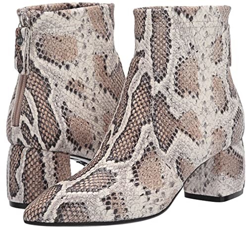 snakeskin bootie