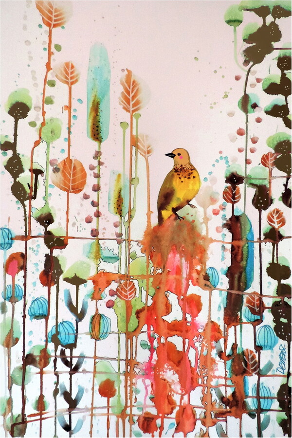 Sylvie Demers 'Demander La Joie' Canvas Art