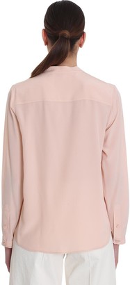 Stella McCartney Eva Shirt Blouse In Rose-pink Silk