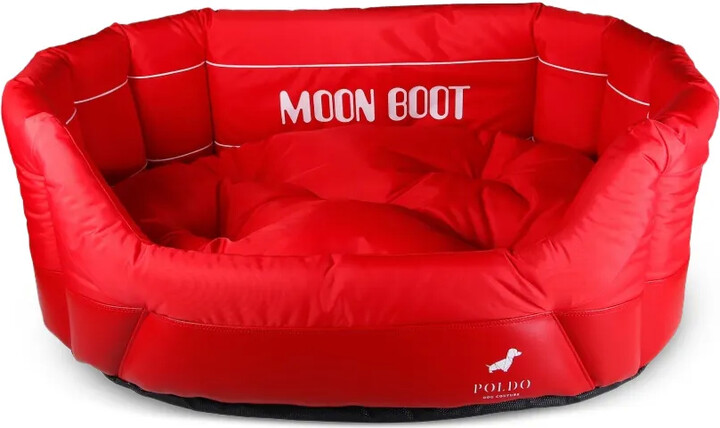 Moon Boot x Poldo Dog Couture dog bed