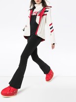 Thumbnail for your product : Perfect Moment Chevron-Striped Hooded Ski Jacket