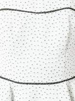 Thumbnail for your product : Talbot Runhof textured panel dress