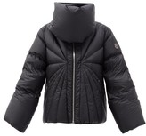 Thumbnail for your product : Moncler + Rick Owens Tonopah Padded-collar Spiral-quilted Down Jacket - Black
