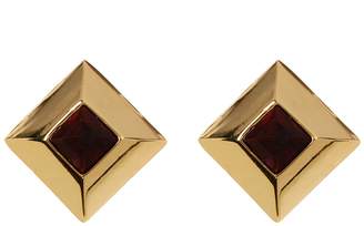Trina Turk Small Square Button Earrings