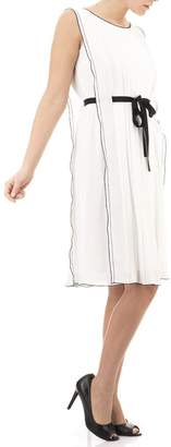 Seventy Georgette White Dress