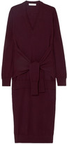 Thumbnail for your product : Chloé Tie-front Wool Midi Dress