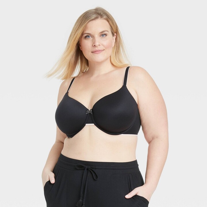 Women's Lightly Lined Demi Bra Auden™ Black 44C ShopStyle