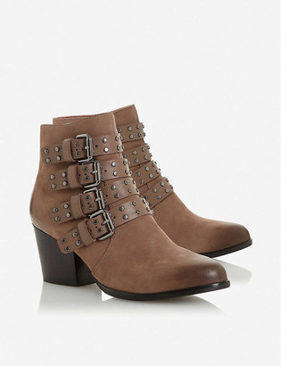 Bertie Paramont buckle-embellished leather boots
