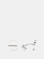 Thumbnail for your product : Burberry Logo-engraved Metal Cufflinks - Silver