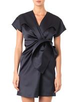 Thumbnail for your product : Balenciaga Duchess-satin gathered-front dress