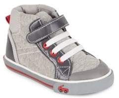 See Kai Run Boy's Dane Cotton Jersey High-Top Sneakers