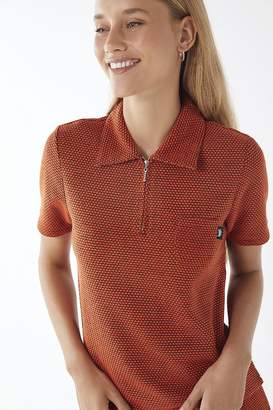 Stussy Faye Quarter- Zip Collared Shirt