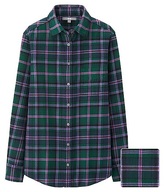 Thumbnail for your product : Uniqlo WOMEN Flannel Check Long Sleeve Shirt