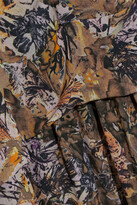 Thumbnail for your product : IRO Mauri Wrap-effect Printed Crepe De Chine Midi Dress