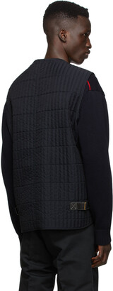 Dunhill Navy Quilted Vest