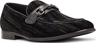 Men's Trulmon Velvet Bit Buckle Dress Slip On Loafers