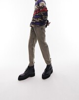 Thumbnail for your product : Topman relaxed jeans in dark tinted gray