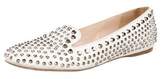 Thumbnail for your product : Prada Studded Leather Loafers