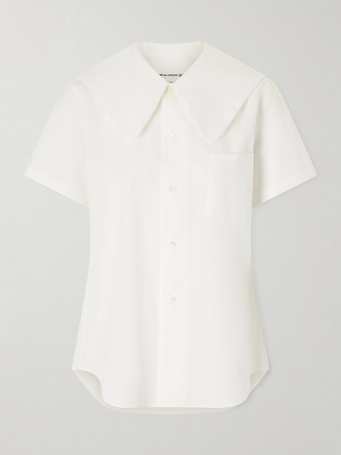 COMME DES GARÇONS GIRL Cotton Poplin Shirt - White