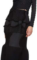 Thumbnail for your product : Issey Miyake Black Stag Knit Pleats Skirt