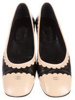 Thumbnail for your product : Chanel CC Scalloped Pumps