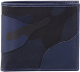 Thumbnail for your product : Valentino Camouflage Bi-Fold Wallet, Blue