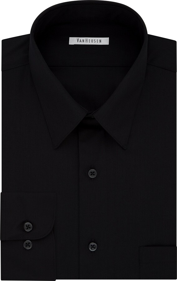 Van Heusen Men's Big FIT Dress Shirts Poplin (Big and Tall) ShopStyle