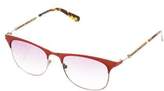 Thumbnail for your product : Kenzo Round Semi-Rimless Sunglasses