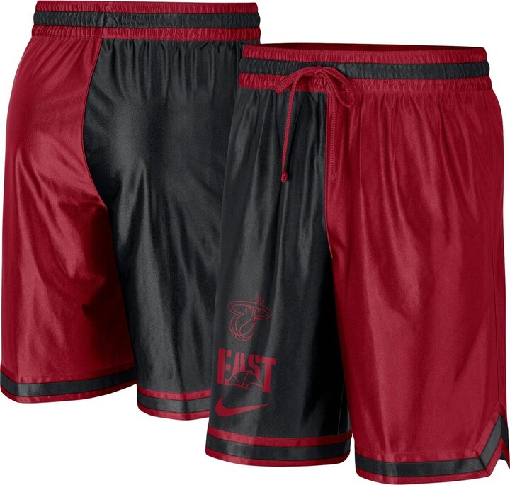 red and black nike basketball shorts